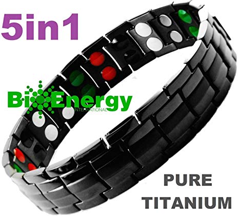 Magnetic Energy Germanium Armband Power Bracelet Health Bio 5in1 Bio 9246