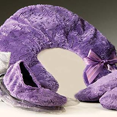 Sonoma Lavender Neck Pillow - Embossed Paisley