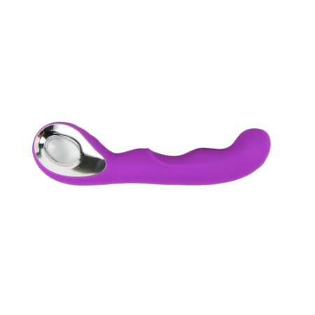 Lavani Powerful Silicone Waterproof G-Spot Vibrator Massager USB Rechargeable for Foreplay Pleasure Women(Purple)