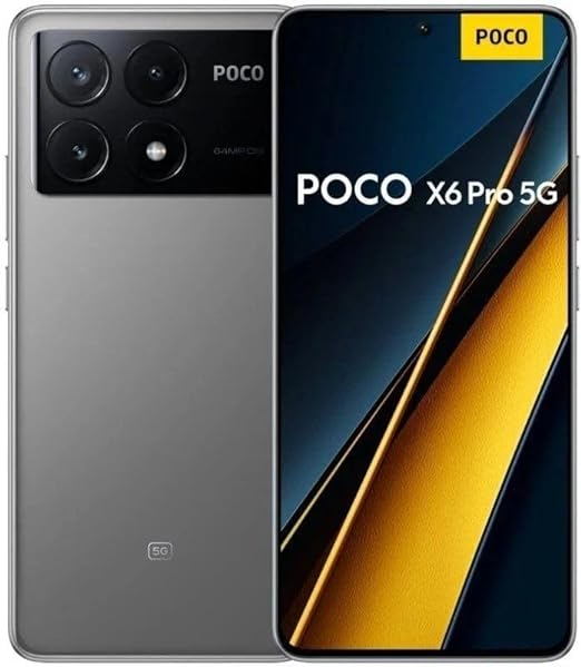 POCO X6 Pro 5G Titanium- Smartphone 12 512GB Black UK Version   2 Years Warranty