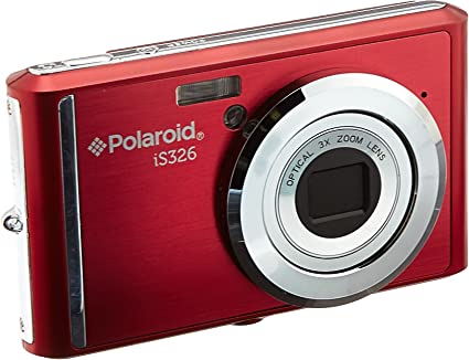 Polaroid 16.1MP Digital Still Cameras with 2.4 TFT (IS326-RED)