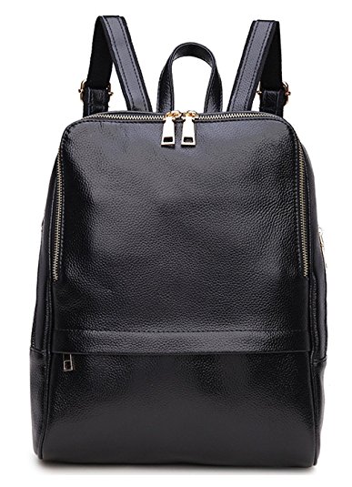 Greeniris Ladies Genuine Leather Backpack School Backpack for Women Shoulder Bag Women's Backpack Fashion