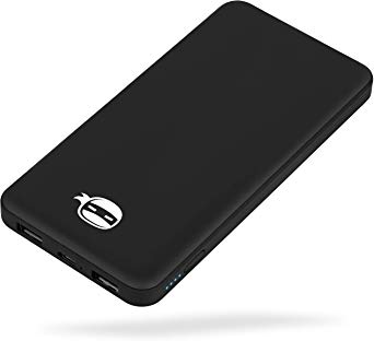 NinjaBatt PowerPal 10000mAh Power Bank PD2.0 QC3 18W Portable Charger with High Speed Charging USB and USB-C Ports 3A High-Capacity External Battery Perfect for iPhone 8 X XS 11 Galaxy 9 10