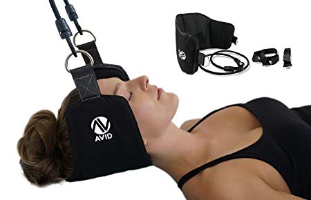 AVID Neck Hammock - Portable Cervical Traction Device for Neck Pain Relief, Great for Neck Stress Release - Neck Pain Relief in 10 Minutes.