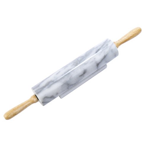 Sur La Table Marble Rolling Pin with Handles HK2338-WH