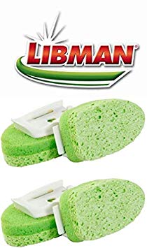 Cleaning Sponge Non-Scratch Libman Gentle-Touch Refills 2 -2-Packs (4 total sponges) Made in USA