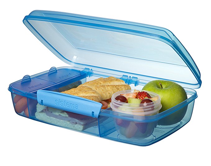 Sistema Lunch Collection Bento Box for Food Storage, Multicolor