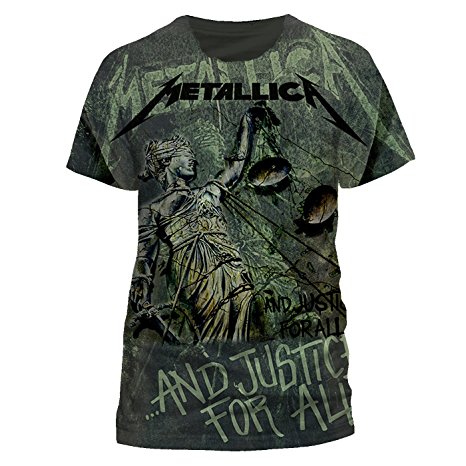 T-Shirt - Metallica Justice Neon - Unisex - X-LARGE - CIDPEMTL09905 - CID