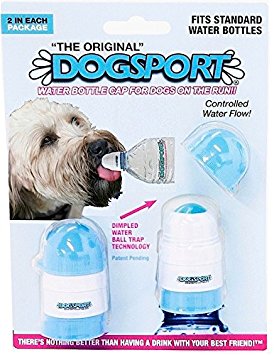 DogSport Two-Pack Water Bottle Cap for Dogs (Dog Sport)