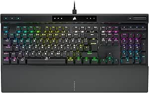 CORSAIR K70 RGB PRO Mechanische Kabelgebundene Gaming-Tastatur - CHERRY MX RED Linear Switches - PBT Double-Shot Keycaps - iCUE-Kompatibel - QWERTZ DE - PC, Mac, Xbox - Schwarz