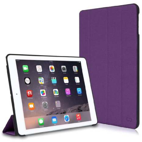 CaseCrown Omni Case (Purple) for Apple iPad Air 2 with Multi-Angle Viewing Stand (Built-in magnetic for sleep / wake feature)