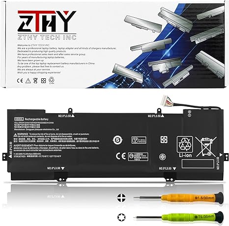 ZTHY KB06XL Laptop Battery Replacement for HP Spectre X360 15 15-Bl012DX 15-BL0XX 15-BL1XX 15-BL002XX 15T-BL000 15T-BL100 Z6K99EA Series KBO6XL HSTNN-DB7R TPN-Q179 902499-856 902499-855 902401-2C1