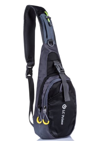 LC Prime Chest Bag Shoulder Sling Unbalance Backpack Satchel Outdoor Travel Bike