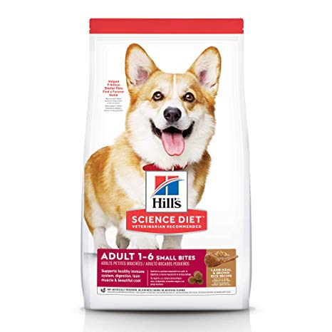 Hill's Science Diet Dry Dog Food, Adult, Small Bites, Lamb Meal & Brown Rice Recipe