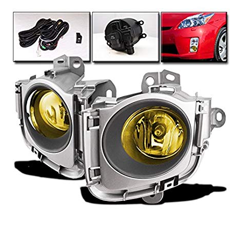 ZMAUTOPARTS Bumper Driving Fog Lights Lamps Yellow For 2010-2011 Toyota Prius