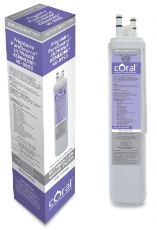 CORAL FILTER ULTRAWF Frigidaire Puresource WF3CB/KENMORE 46-9999 Refrigerator Compatible Water Filter