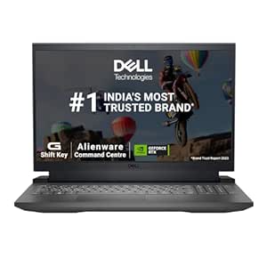 Dell G15-5530 Gaming Laptop, Intel Core i5-13450HX Processor, 8GB DDR5, 512GB,NVIDIA RTX 3050,6GB GDDR6, 15.6" (39.62cm) FHD 120Hz 250 nits, Backlit KB Orange,Win 11   MSO'21, Dark Shadow Gray, 2.65kg