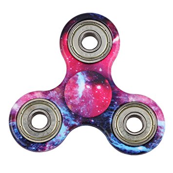 EVERMARKET New Style Premium Tri-Spinner Fidget Toy With Premium Hybrid Ceramic Bearing - Galaxy