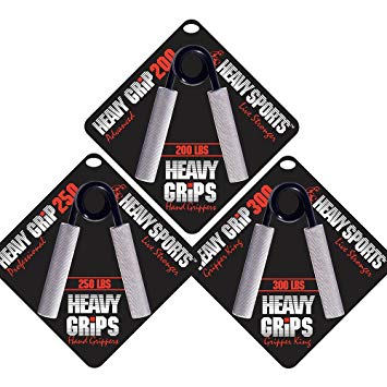Heavy Grips Set - Grip Strengthener - Hand Exerciser - Hand Grippers for Beginners to Professionals