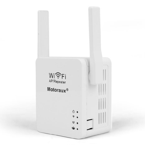 Motoraux USB WiFi Repeater, WiFi Range Extender with Micro USB Port Support Repeater and AP Mode