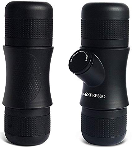 Mixpresso’s Portable Hand Held Espresso Maker, Mini Hand Operated Coffee Machine, No Battery, No Electric Power, Coffee Maker for Outdoor, Camping, Travel