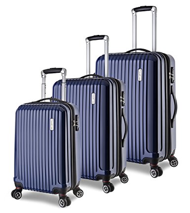 TravelCross Berkeley 3 Piece Lightweight Spinner Luggage Set