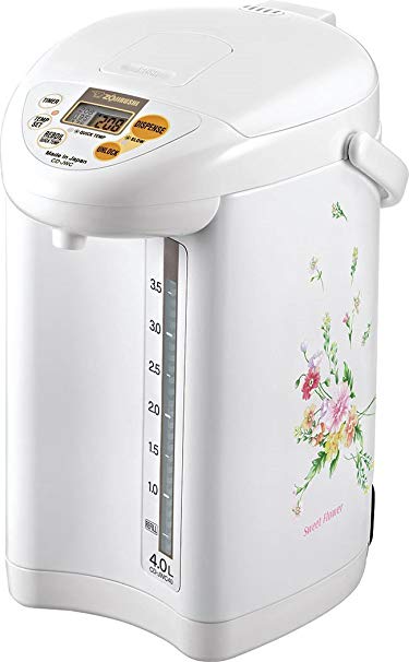 Zojirushi CD-JWC40FZ Micom Water Boiler and Warmer, 4.0-Liters, Natural Bouquet