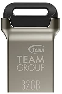 TEAMGROUP C162 64GB USB 3.2 Gen 1 (USB 3.1/3.0) Mini Fits Metal USB Flash Drive, External Storage Thumb Drive Memory Stick TC162364GB01