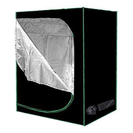 Minerva 48" x 24" x 60" Mylar Hydroponic Grow Tent for Indoor Plant Growing with Installation Instructions