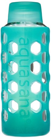 18 oz Glass Water Bottle with Silicone Sleeve