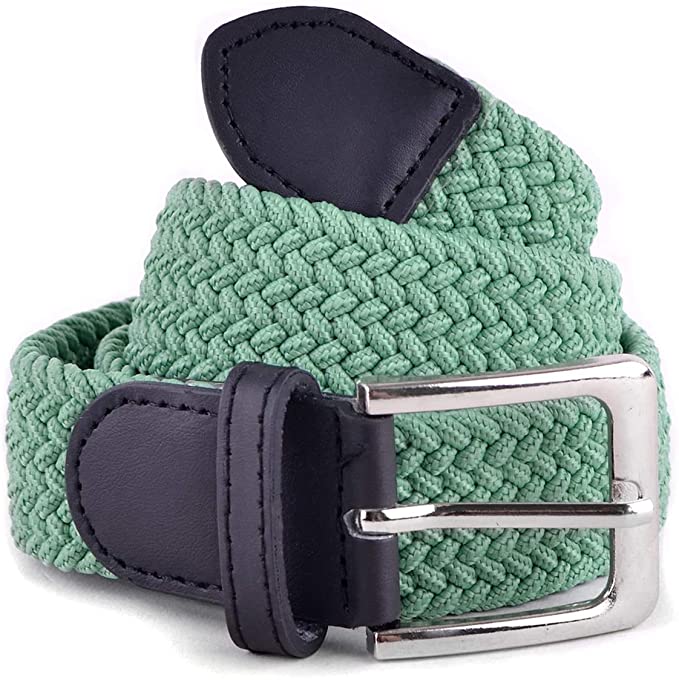 Stretch Braided Woven Belts without Holes, Elastic Casual Belts for Men and Women