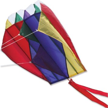 Parafoil 2 Rainbow Kite (13" x 21") with 500' of 50lb Test Line