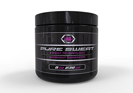 Pure Sweat Organic Stomach Fat Burner Body Slimming Cream With Coconut Oil - Great for Weight Loss and Stretch Marks. Sweat Workout Enhancer by Beast Labz