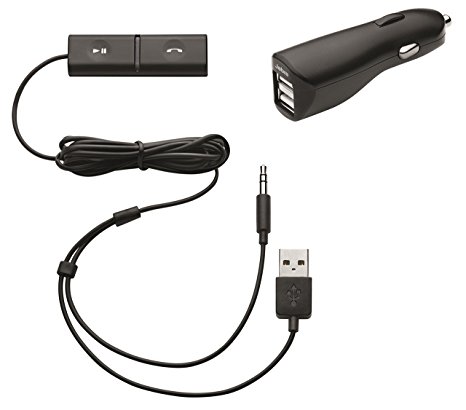 Jabra Streamer Hands-Free Wireless Bluetooth Speakerphone Car Kit for Smartphone Devices - Black