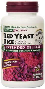 Natures Plus - Extended Release Red Yeast Rice 600Mg Tabs 60 7361