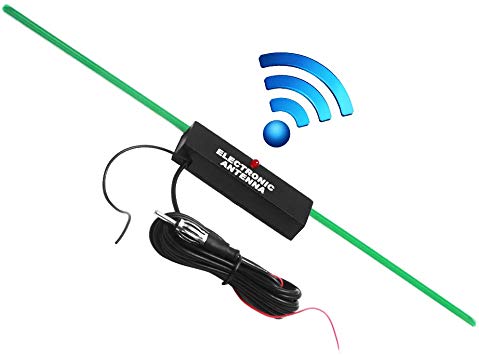 Hidden Amplified Antenna- Auto Car Stereo Radio FM AM kit for Motor Vehicles, Golf carts, Boats, Motorcycles, ATV Car Stereo Antenna(PCB is Green)