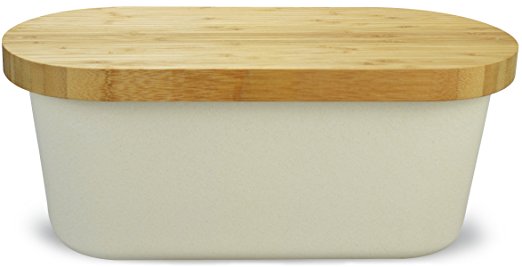 Surpahs Bamboo Fiber Bread Storage Box