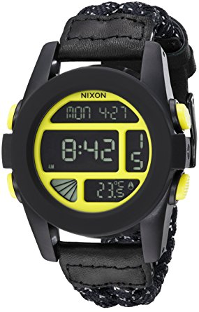 Nixon Men's A1971941-00 Unit Digital Display Automatic Self Wind Black Watch