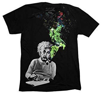 Bioworld Albert Einstein Pipe Smoking Colors T-Shirt