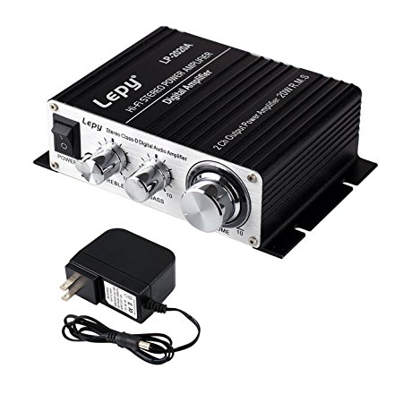 Lepy LP-2020A Power Amplifier Stereo HiFi Digital Audio Car Auto Motor Amp