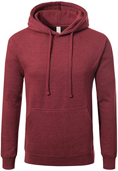 Mens Premium Heavyweight Pullover Hoodie Sweatshirts