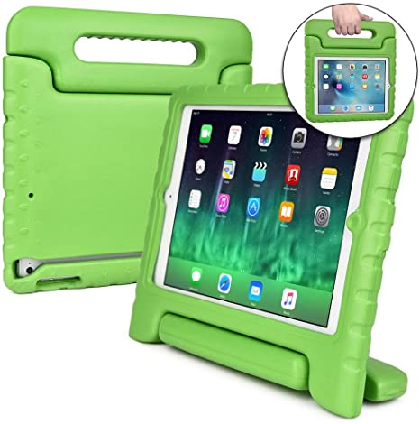 Cooper Dynamo [Rugged Kids Case] Protective Case for iPad Mini 3 2 1 | Child Proof Cover with Stand, Handle | A1599 A1600 A1601 A1490 A1491 (Green)