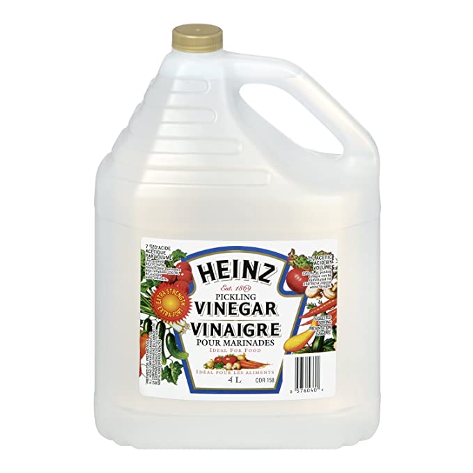 Heinz Pickling Vinegar, 4 Liters/1.06 Gallons, Imported from Canada}