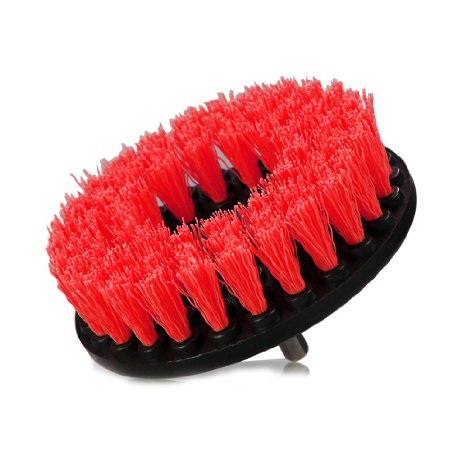 Chemical Guys ACC_201_BRUSH_HD Heavy Duty Carpet Brush with Drill Attachment, Red