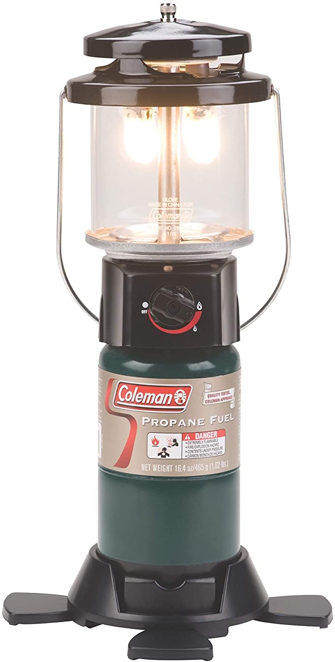 Coleman Propane Lantern | Deluxe Perfect Flow Gas Lantern for Camping and Outdoor Use (Renewed)