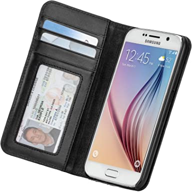 Case-Mate Wallet Case for Samsung Galaxy S6 - Retail Packaging - Black/Black