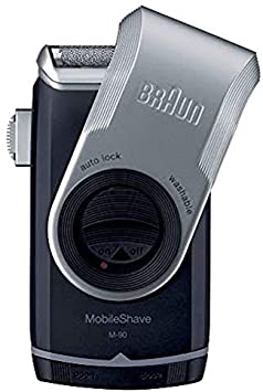 Braun Electric Razor for Men, M90 Mobile Electric Shaver, Precision Trimmer, Washable