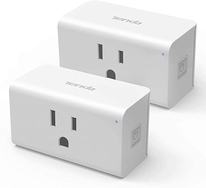 Tenda Beli Smart Plug - Mini WIFI Outlet Socket compatible with Alexa Echo dot & Google Assisstant | Voice or App Remote Control | ETL/FCC Listed | No Hub Required | Only 2.4GHz Network, 2-Pack, White