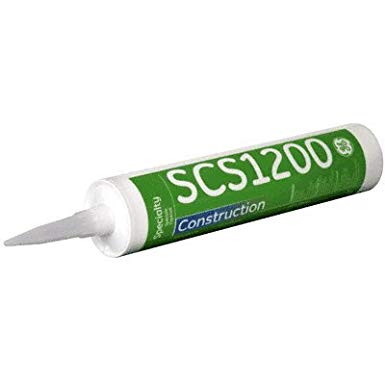 GE SCS1200 Silicone Construction Sealant, Black