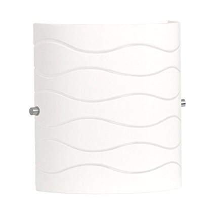 Linea di Liara Avellina One-Light Wall Lamp, Carved Opal Glass LL-WL828